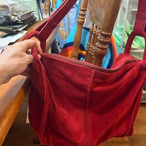 The Sak Red Shoulder Bag